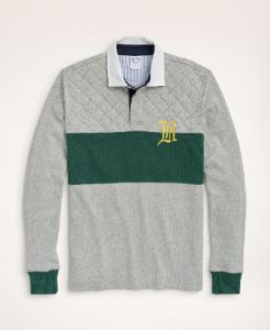 Cotton Quilted Rugby sold by Brooks Brothers