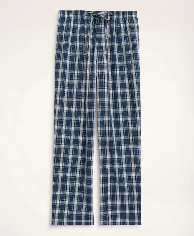 Cotton Broadcloth Tartan Lounge Pants sold by Brooks Brothers