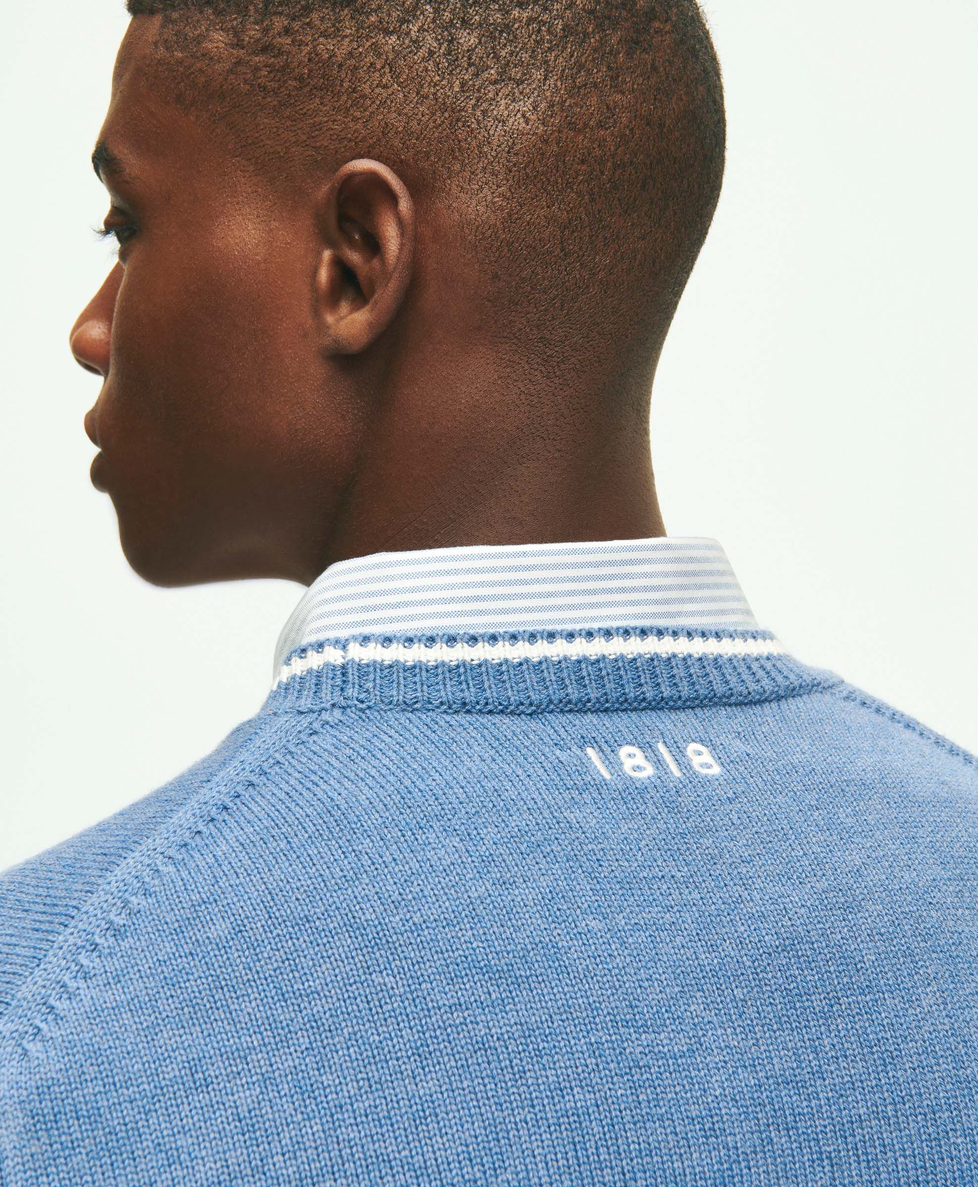 Vintage-Inspired Intarsia Sailboat Sweater In Supima Cotton sold by Brooks Brothers product image thumbnail 5