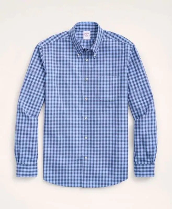 Friday Shirt, Poplin Check sold by Brooks Brothers