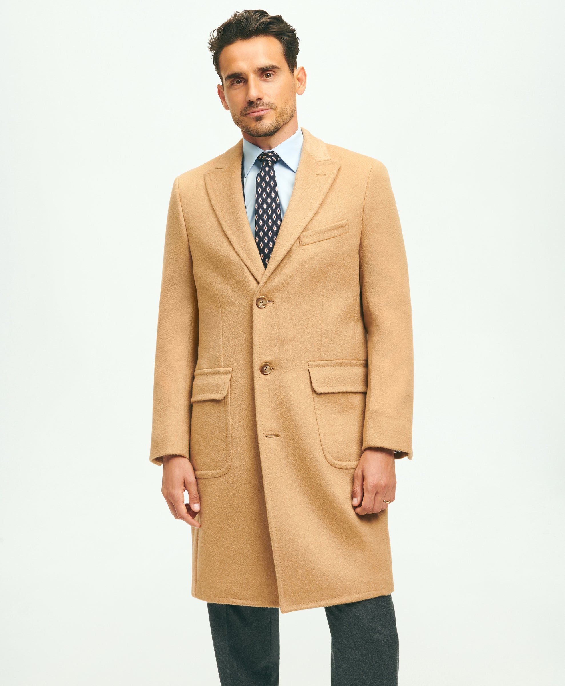 Camel Hair Polo Coat sold by Brooks Brothers product image thumbnail 4