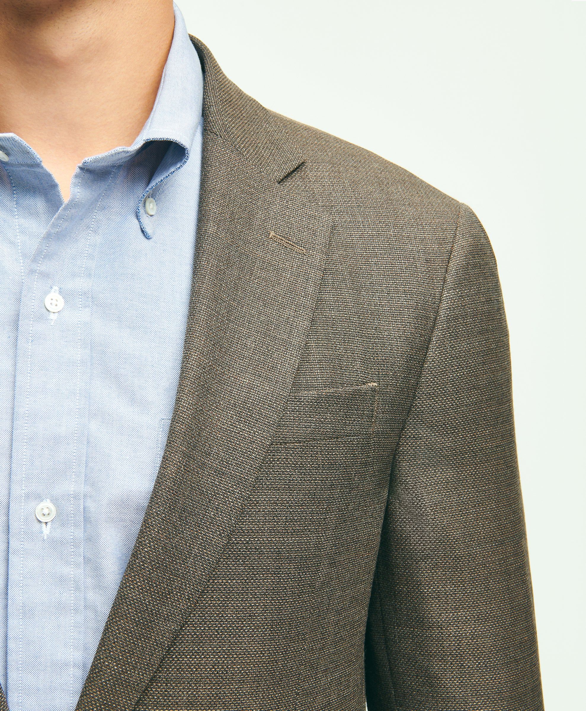 Classic Fit Wool Hopsack Patch Pocket Sport Coat sold by Brooks Brothers product image thumbnail 2
