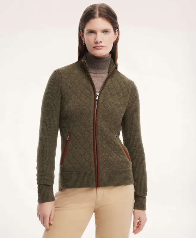 Merino Wool Zip Sweater Jacket sold by Brooks Brothers