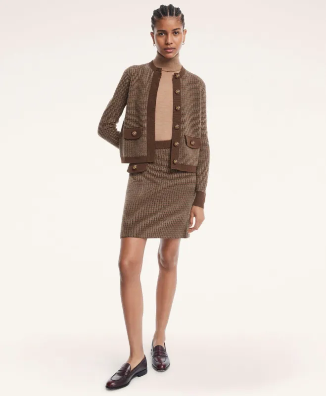 Merino Wool Sweater Jacket made by Brooks Brothers