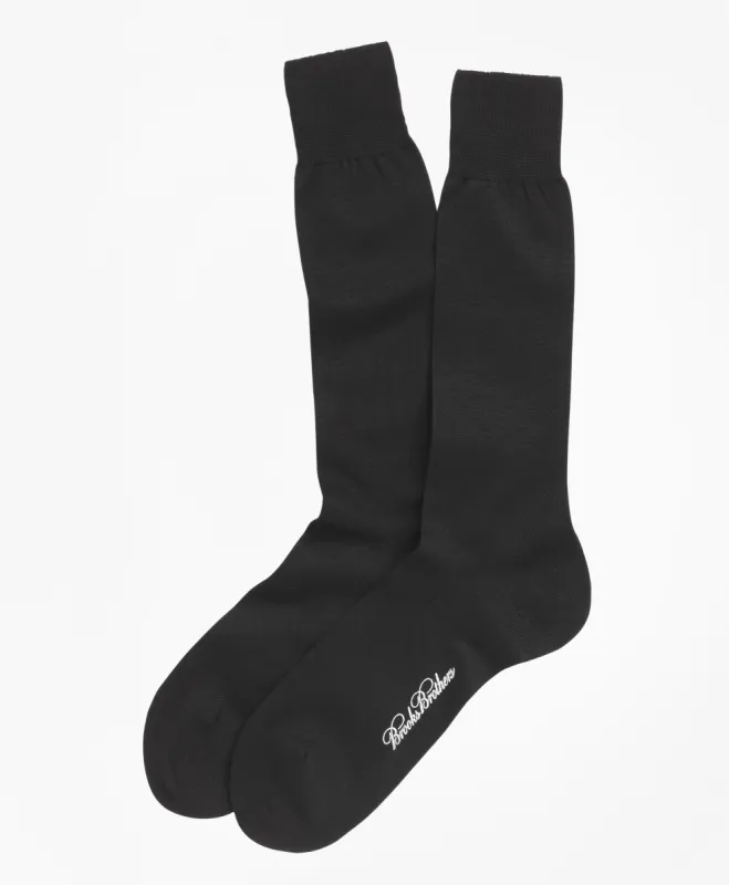 Egyptian Cotton Jersey Knit Crew Socks sold by Brooks Brothers