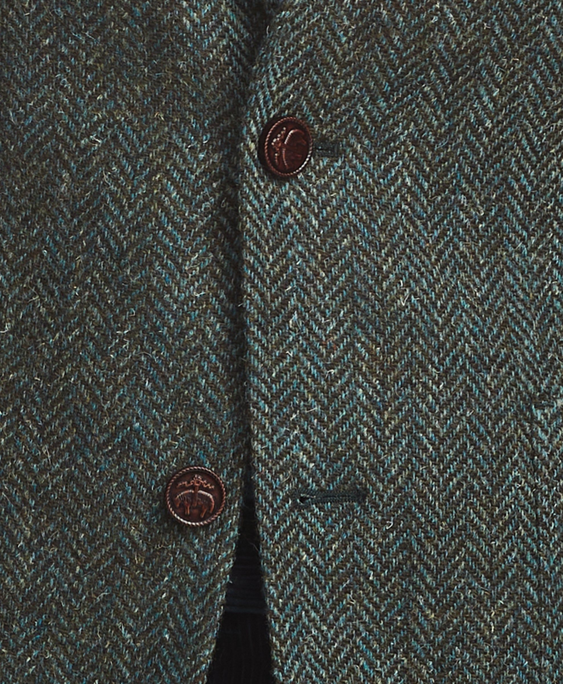 Classic-Fit Brushed Wool Herringbone Tweed Sport Coat sold by Brooks Brothers product image thumbnail 2