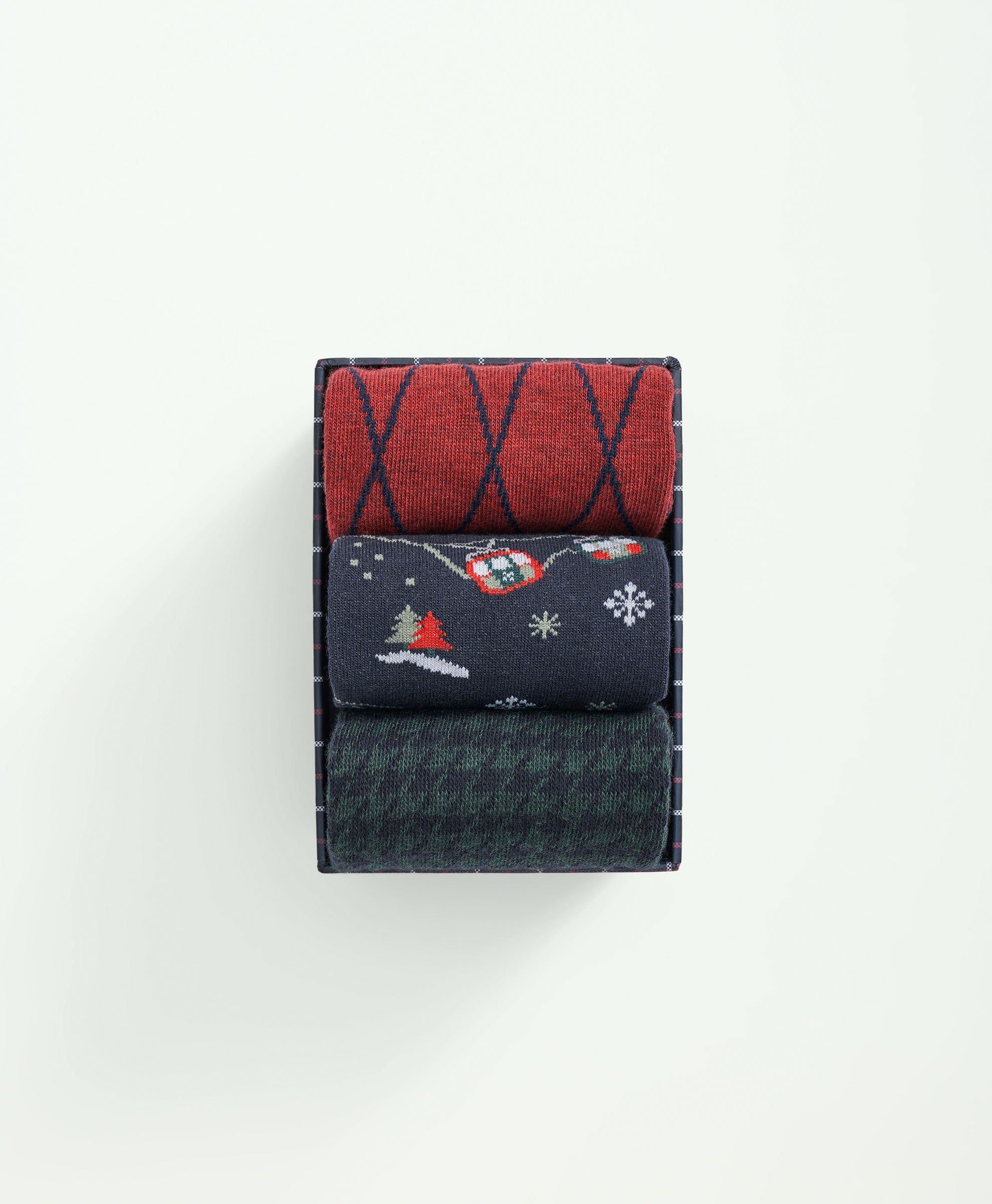 Cotton Novelty 3-Pack Gift Box sold by Brooks Brothers product image thumbnail 2