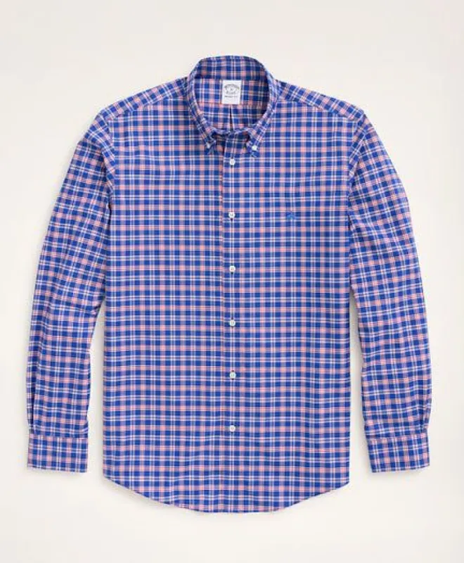 Stretch Regent Regular-Fit Sport Shirt, Non-Iron Check sold by Brooks Brothers