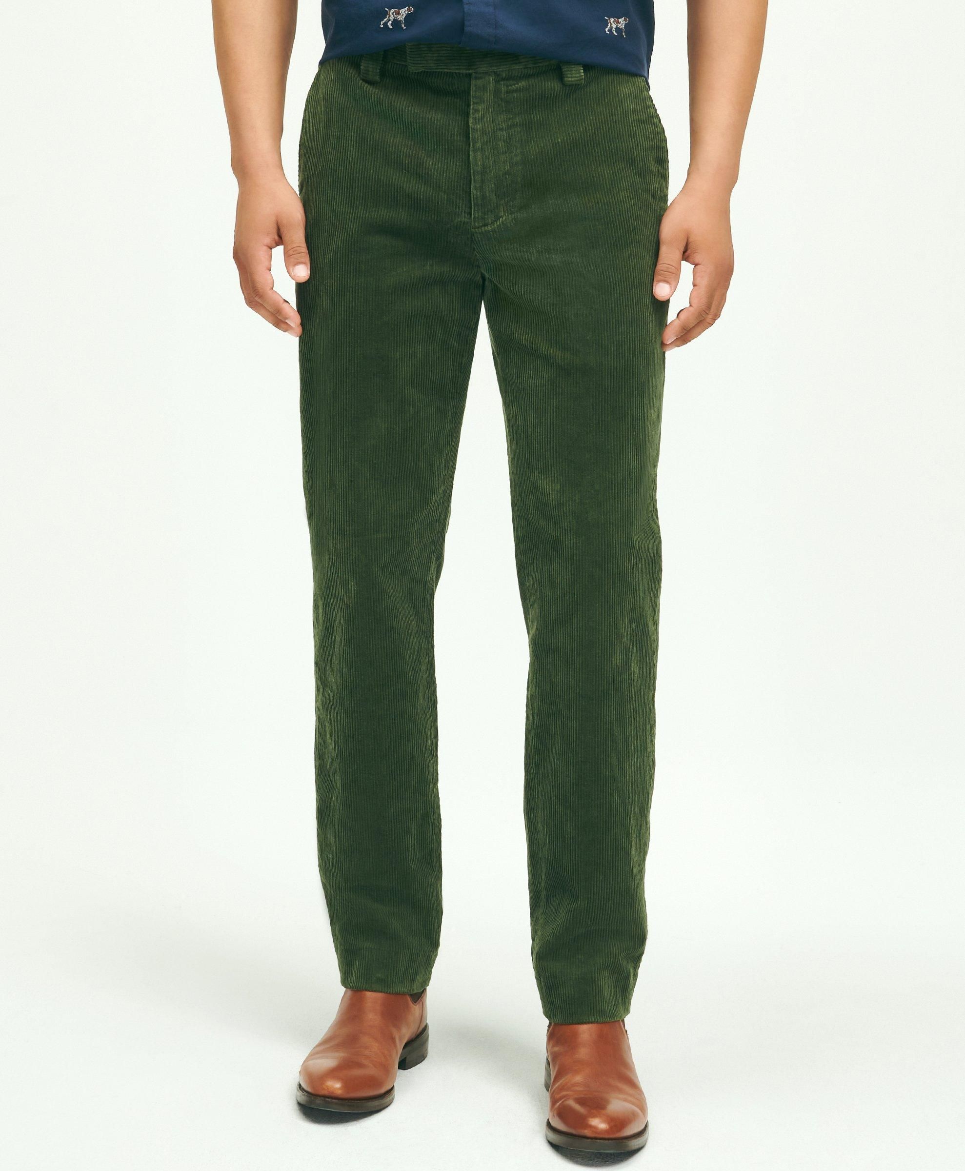 Slim Fit Cotton Wide-Wale Corduroy Pants sold by Brooks Brothers product image thumbnail 5