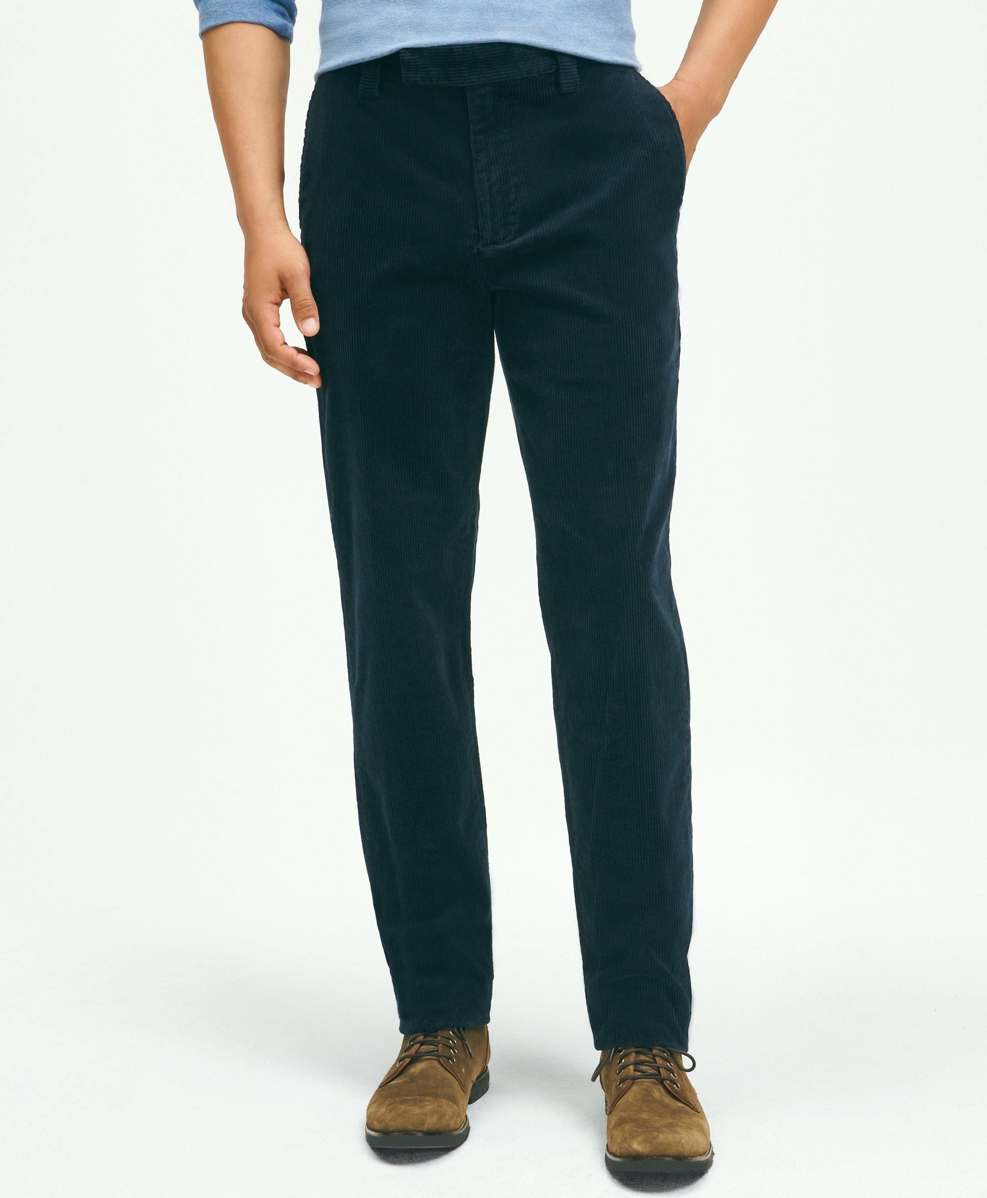 Slim Fit Cotton Wide-Wale Corduroy Pants sold by Brooks Brothers product image thumbnail 2