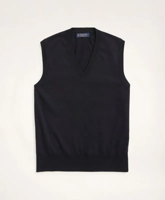 Supima Cotton Sweater Vest sold by Brooks Brothers