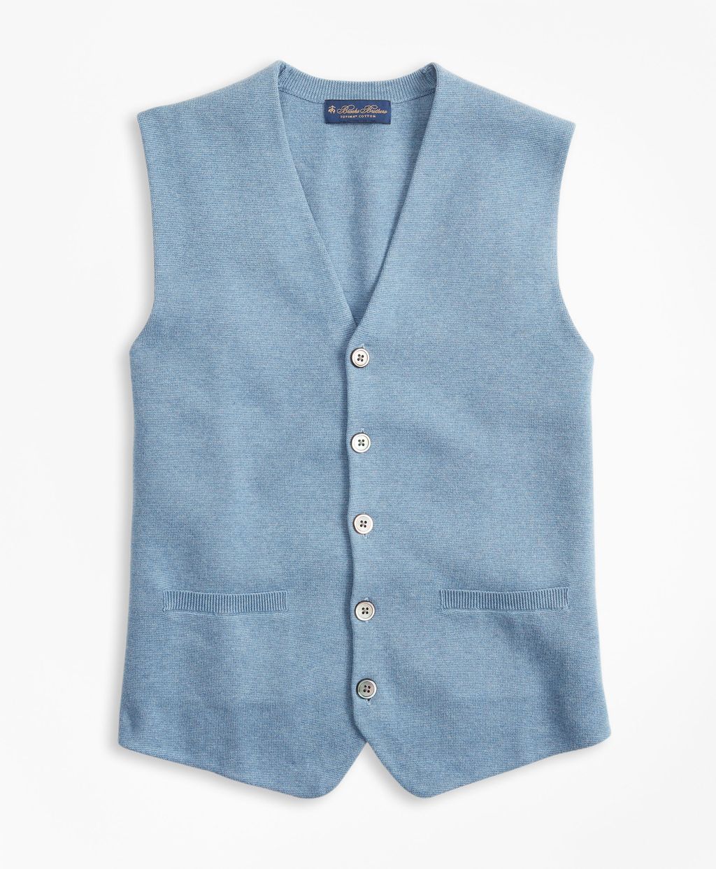 Supima® Cotton Waistcoat Sweater Vest sold by Brooks Brothers