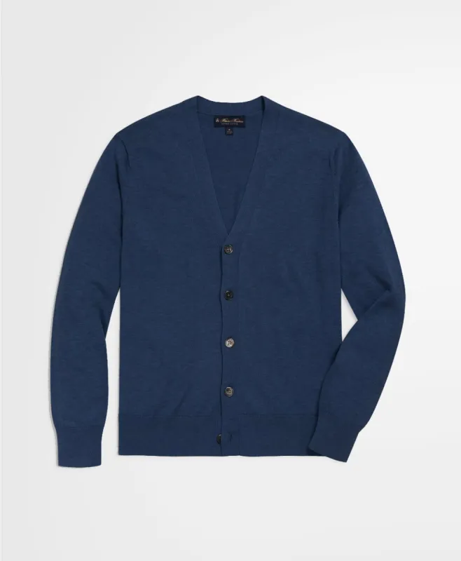 Supima Cotton Button-Front Cardigan sold by Brooks Brothers