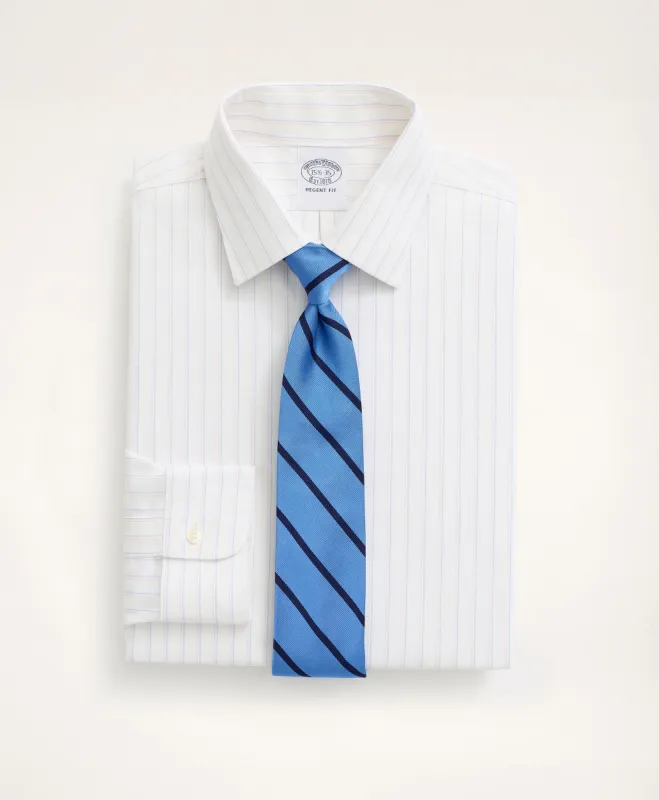 Stretch Regent Regular-Fit Dress Shirt, Non-Iron Royal Oxford Pinstripe sold by Brooks Brothers