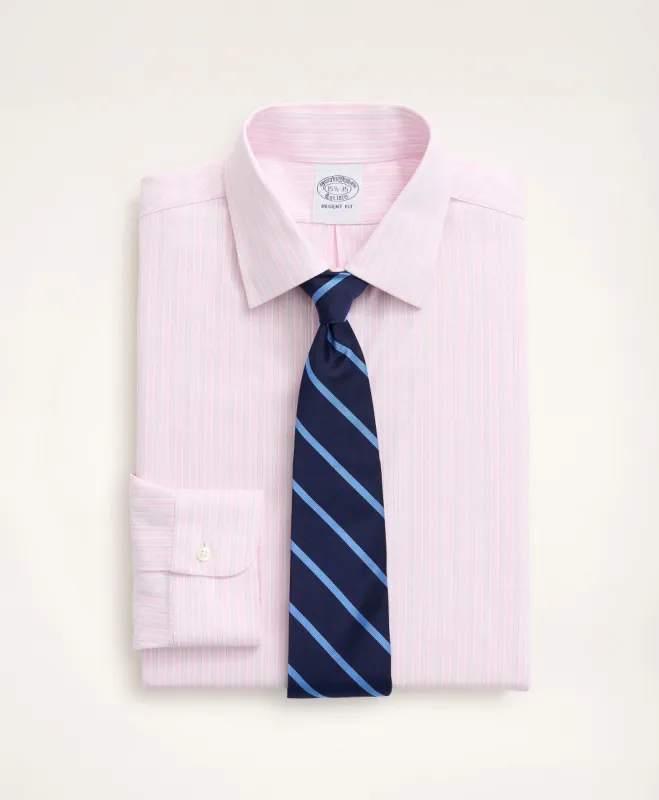 Stretch Regent Regular-Fit Dress Shirt, Non-Iron Royal Oxford Stripe sold by Brooks Brothers