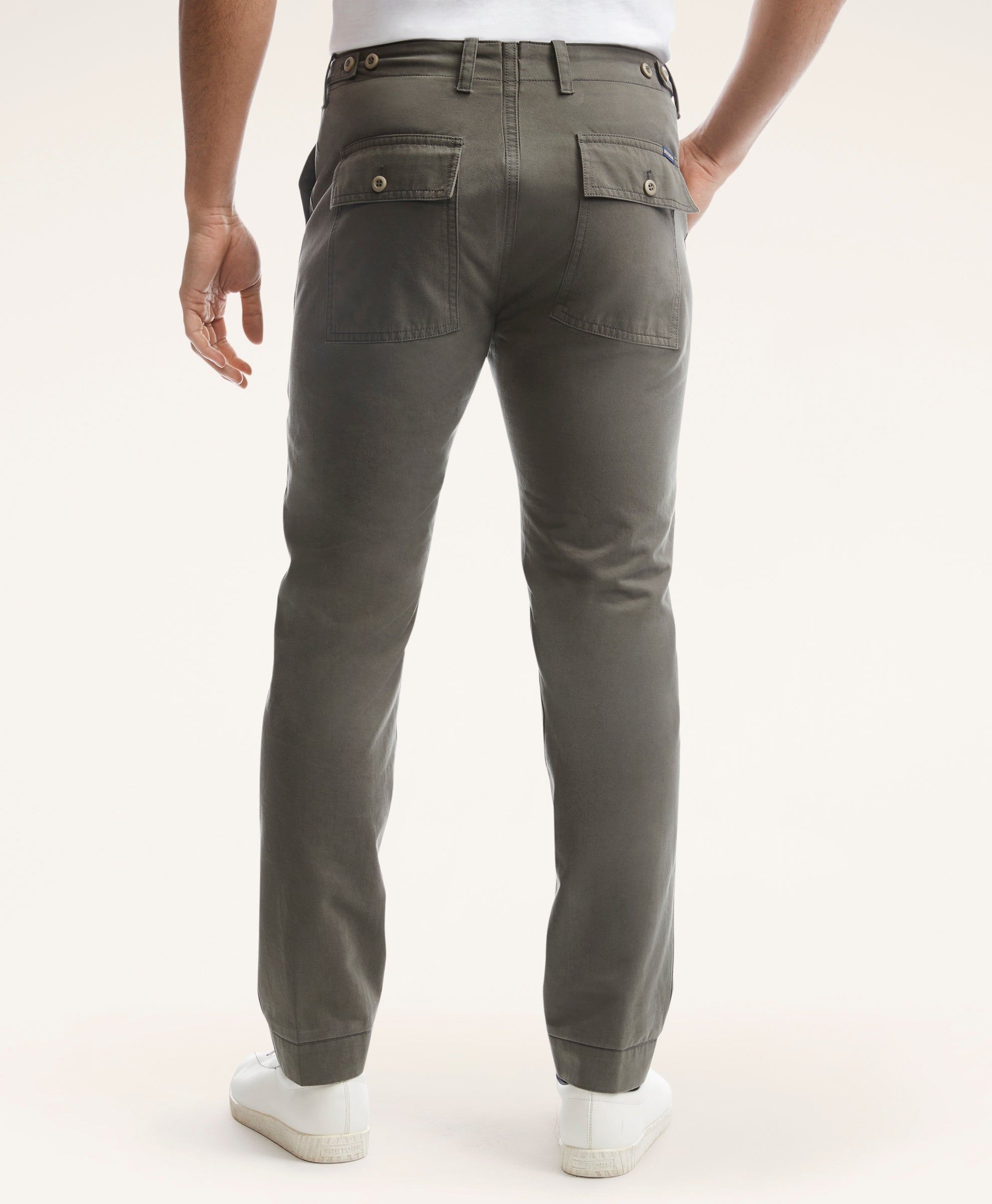 Cotton Military Pant sold by Brooks Brothers product image thumbnail 4