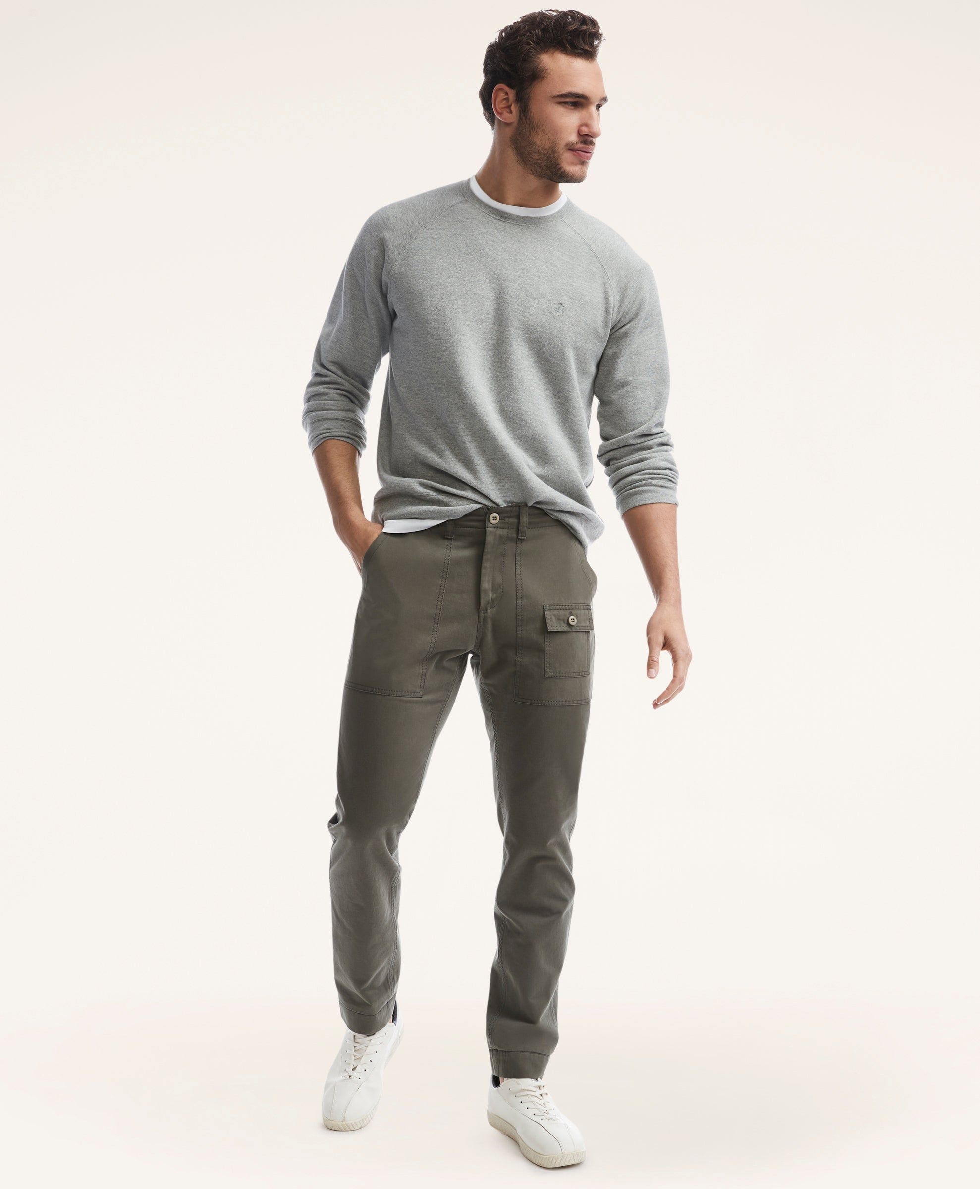 Cotton Military Pant sold by Brooks Brothers product image thumbnail 3