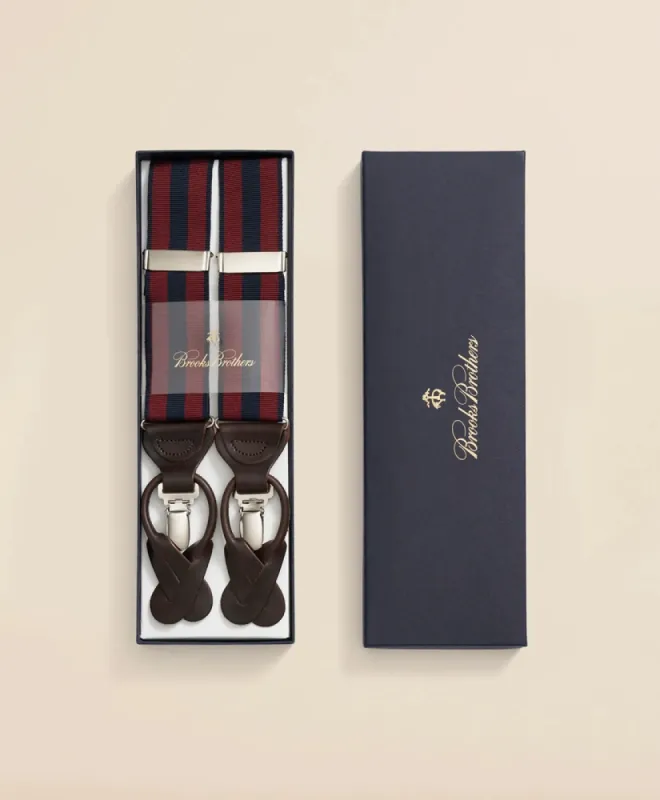 Striped Suspenders made by Brooks Brothers
