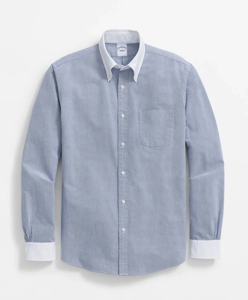 Friday Shirt, Oxford with White Collar sold by Brooks Brothers