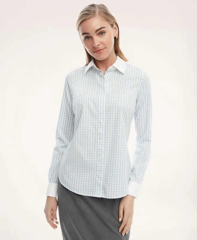 Classic Fitted Non-Iron Stretch Cotton Dress Shirt sold by Brooks Brothers