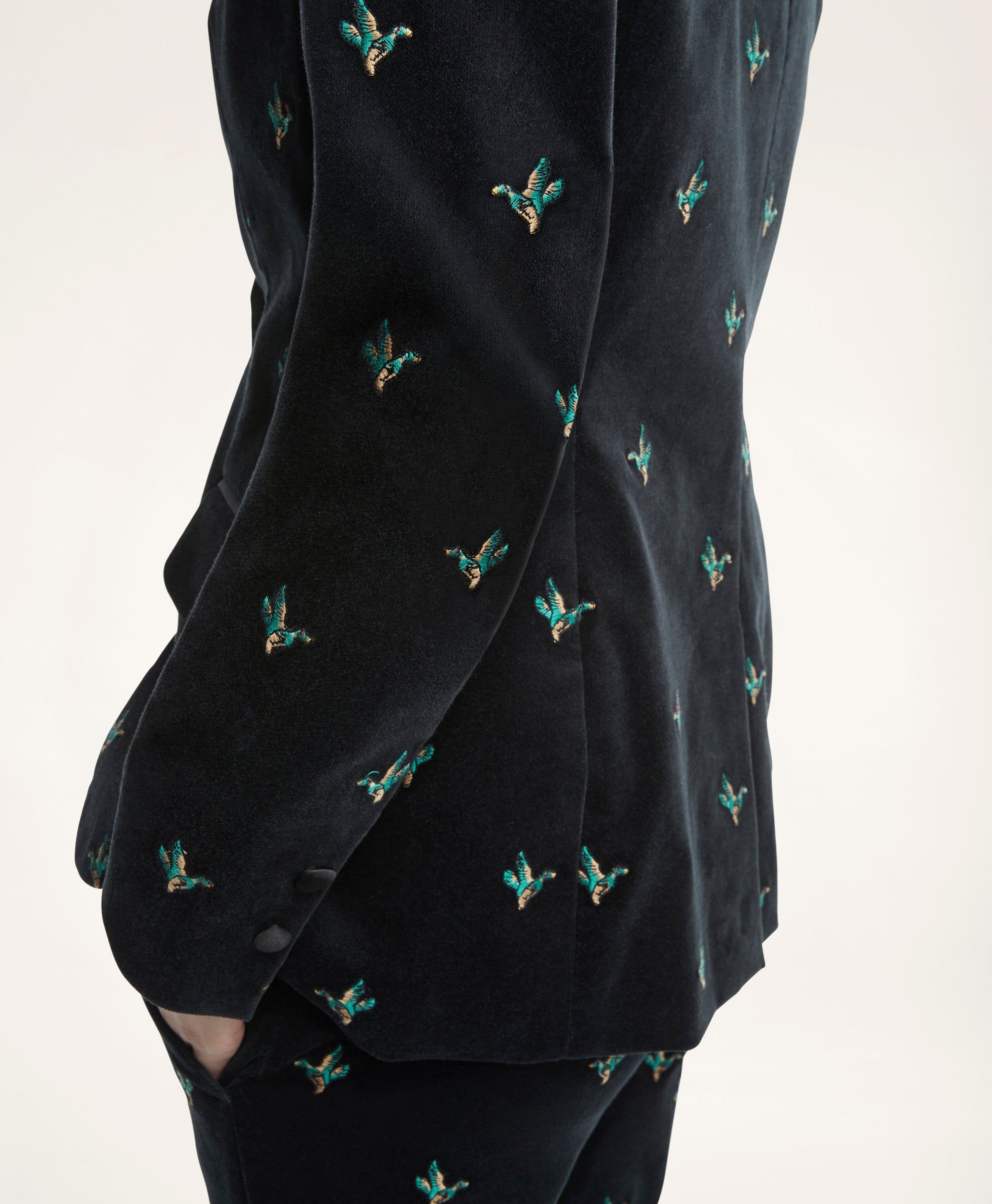 Velvet Duck Embroidered Blazer sold by Brooks Brothers product image thumbnail 4