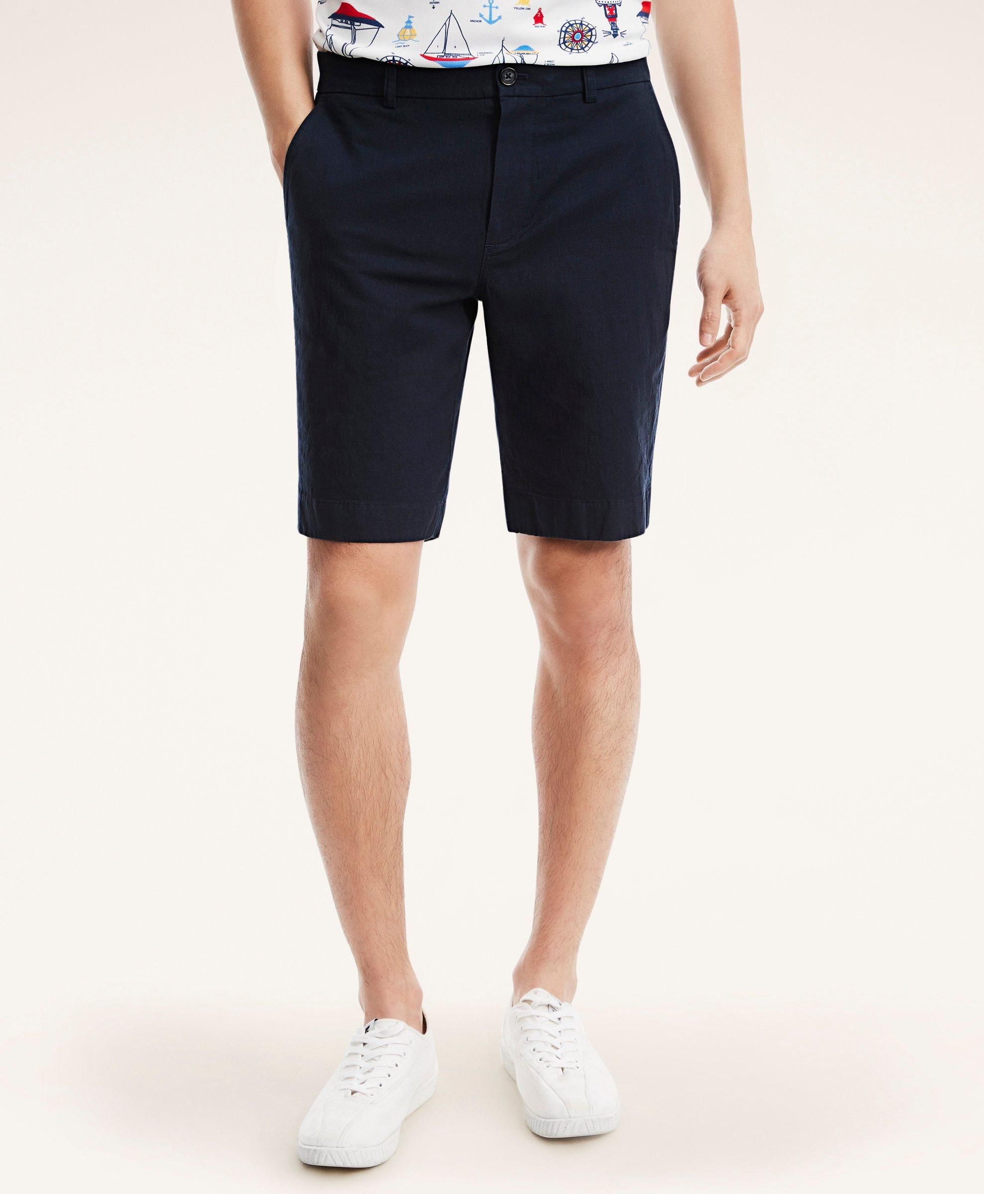 Stretch Cotton Linen Shorts sold by Brooks Brothers product image thumbnail 2