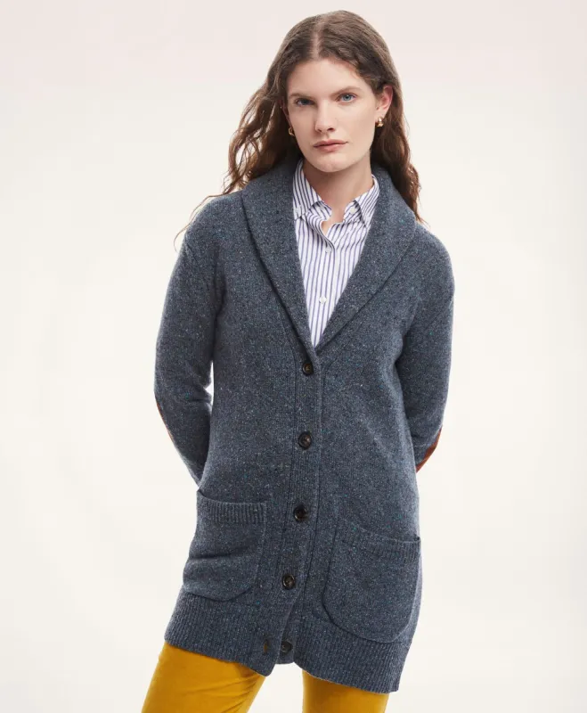 Relaxed Merino Donegal Shawl Cardigan sold by Brooks Brothers