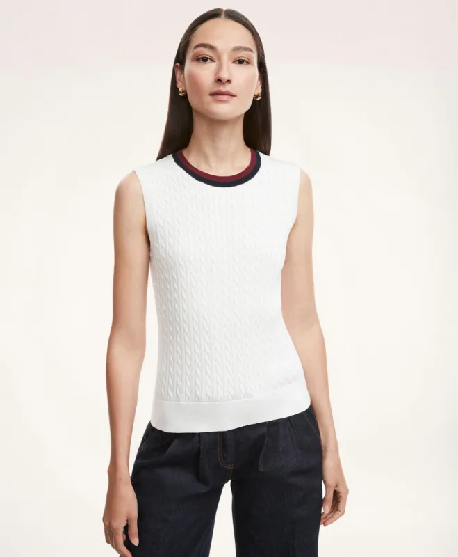 Supima Cotton Tennis Shell sold by Brooks Brothers