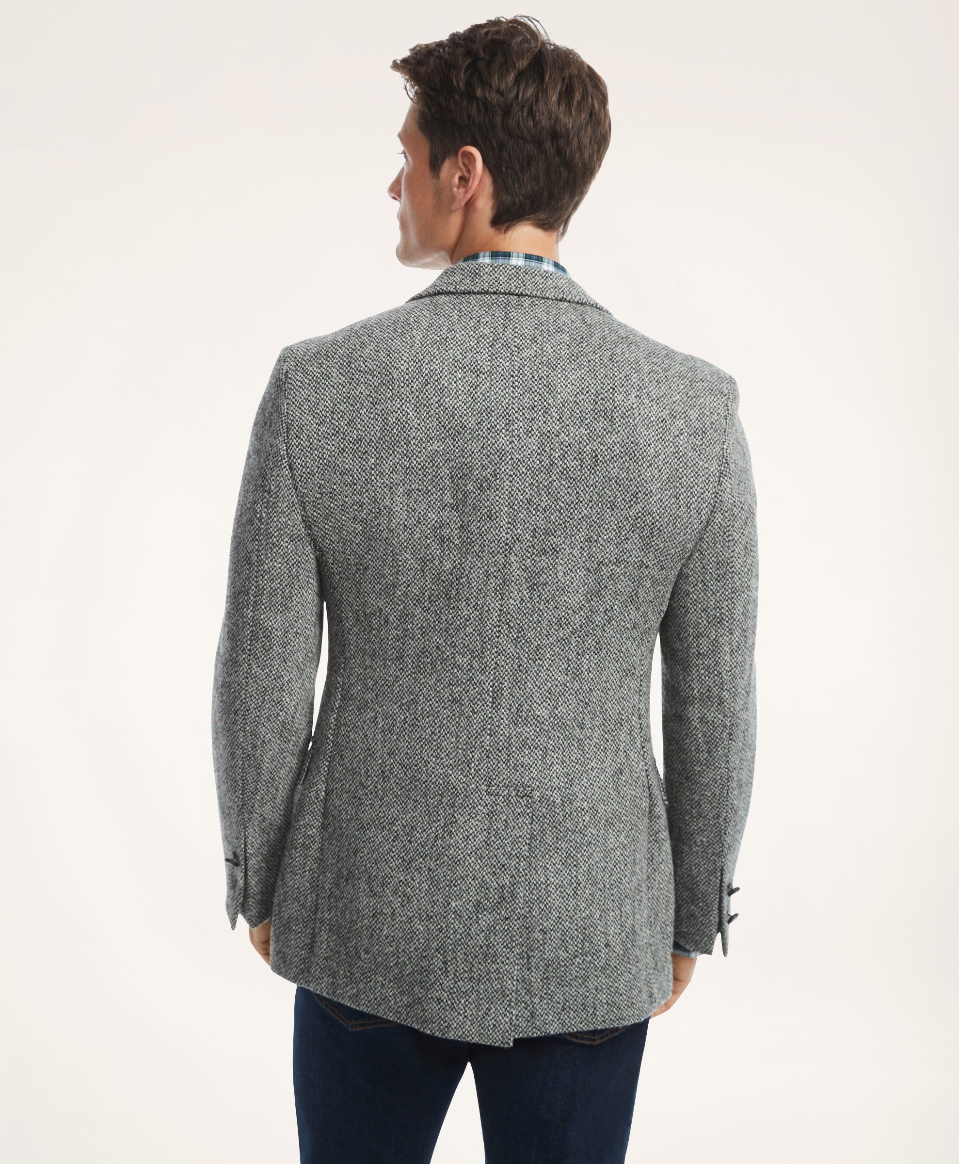 Classic-Fit Harris Tweed Sport Coat sold by Brooks Brothers product image thumbnail 2