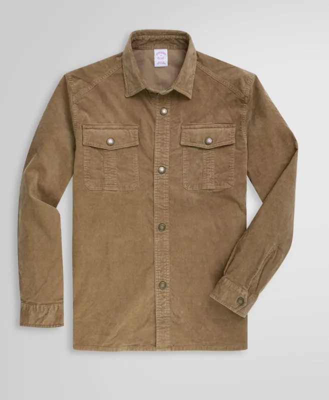 Medium Wale Corduroy Shirt Jacket sold by Brooks Brothers