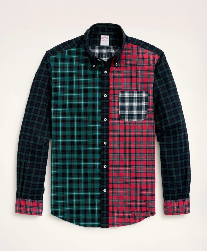 Regent Regular-Fit Archival Brushed Twill Fun Tartan Shirt sold by Brooks Brothers