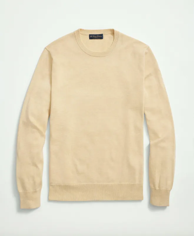 Supima Cotton Crewneck Sweater sold by Brooks Brothers