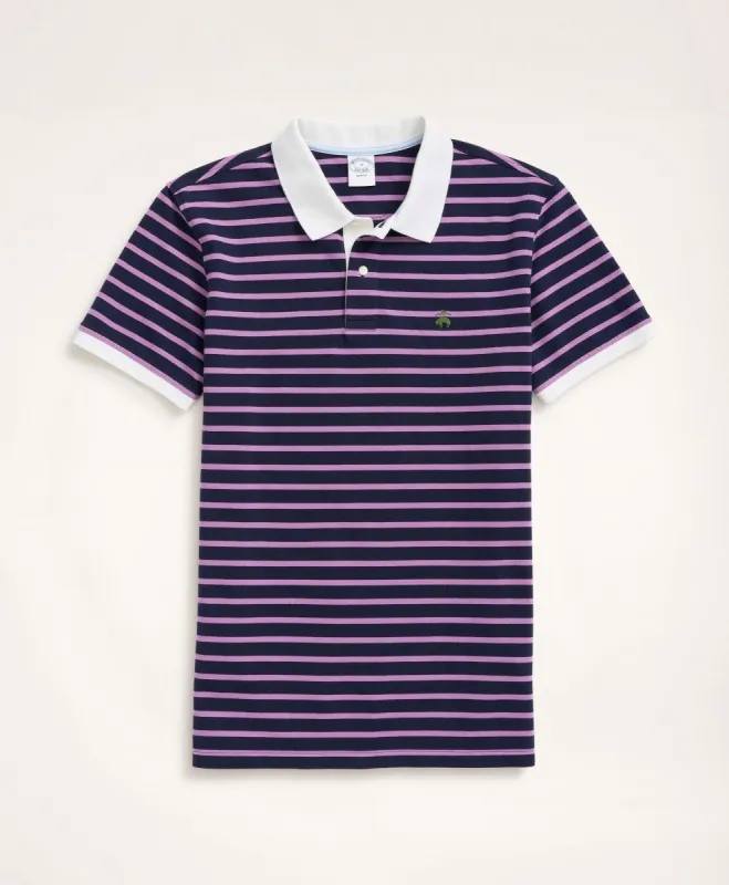 Golden Fleece Slim-Fit Multi-Stripe Polo Shirt sold by Brooks Brothers