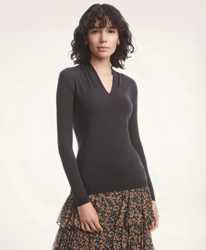Draped Knit Top sold by Brooks Brothers