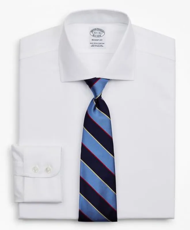 Stretch Regent Regular-Fit Dress Shirt, Non-Iron Royal Oxford English Collar sold by Brooks Brothers