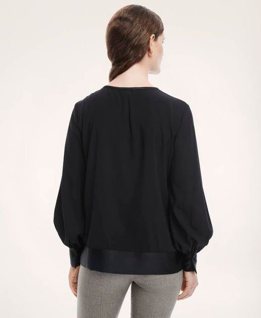 Stretch Silk Blouse sold by Brooks Brothers product image thumbnail 2