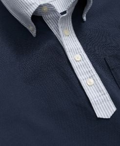 The Vintage Oxford-Collar Polo Shirt In Supima Cotton Blend sold by Brooks Brothers