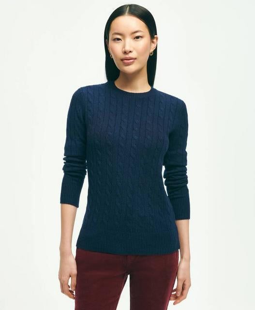 3-Ply Cashmere Crewneck Sweater sold by Brooks Brothers
