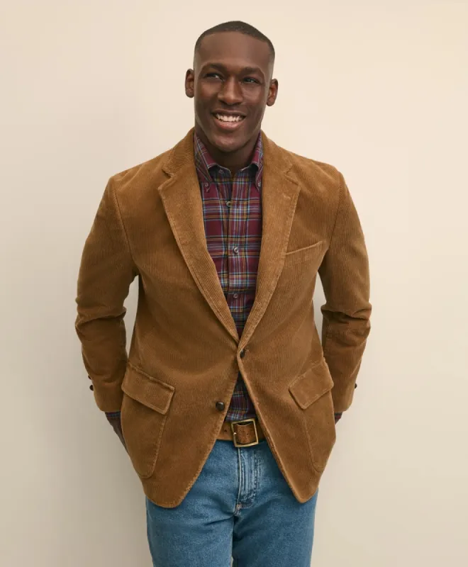 No. 1 Sack Sport Coat in Wide-Wale Cotton Corduroy made by Brooks Brothers