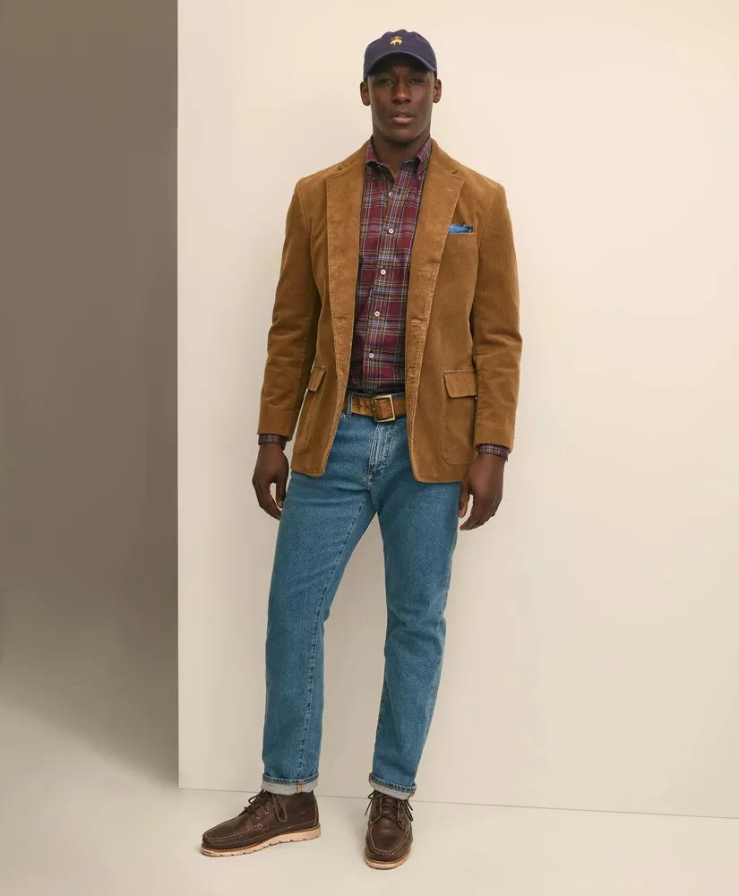 No. 1 Sack Sport Coat in Wide-Wale Cotton Corduroy sold by Brooks Brothers product image thumbnail 2