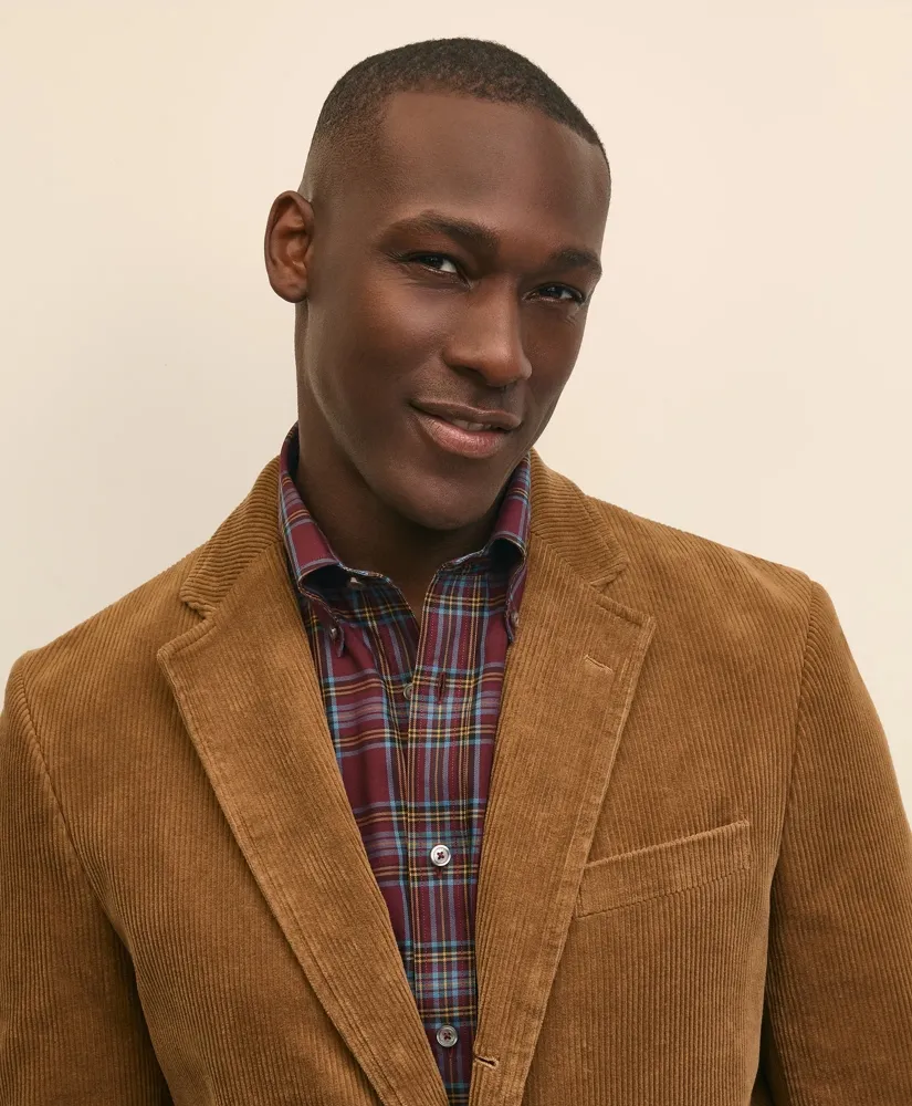 No. 1 Sack Sport Coat in Wide-Wale Cotton Corduroy sold by Brooks Brothers product image thumbnail 3