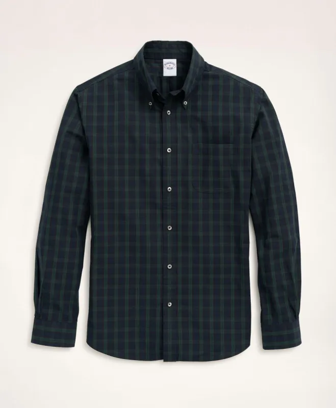 Friday Shirt, Poplin Black Watch sold by Brooks Brothers