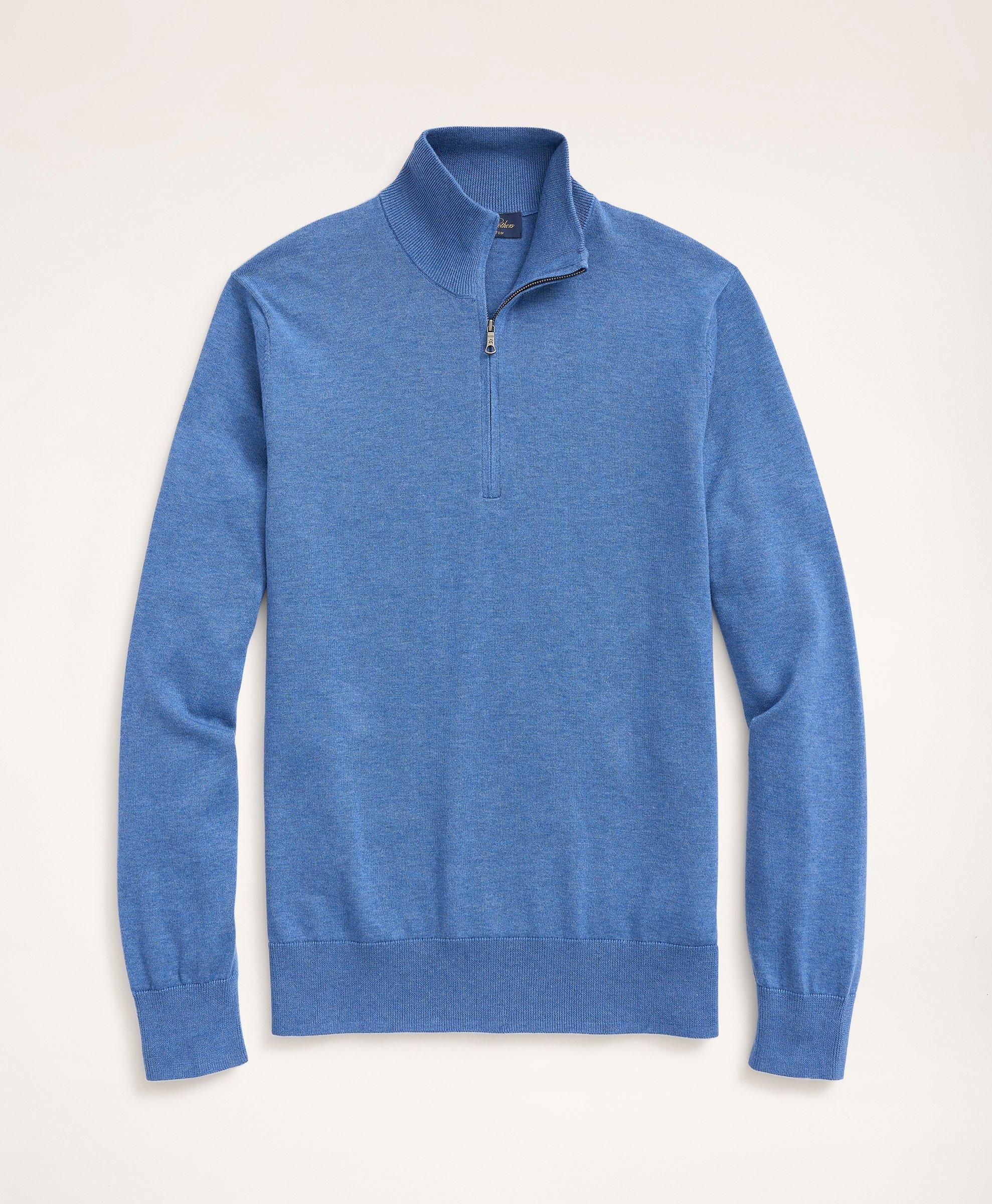 Supima Cotton Half-Zip Sweater sold by Brooks Brothers product image thumbnail 5