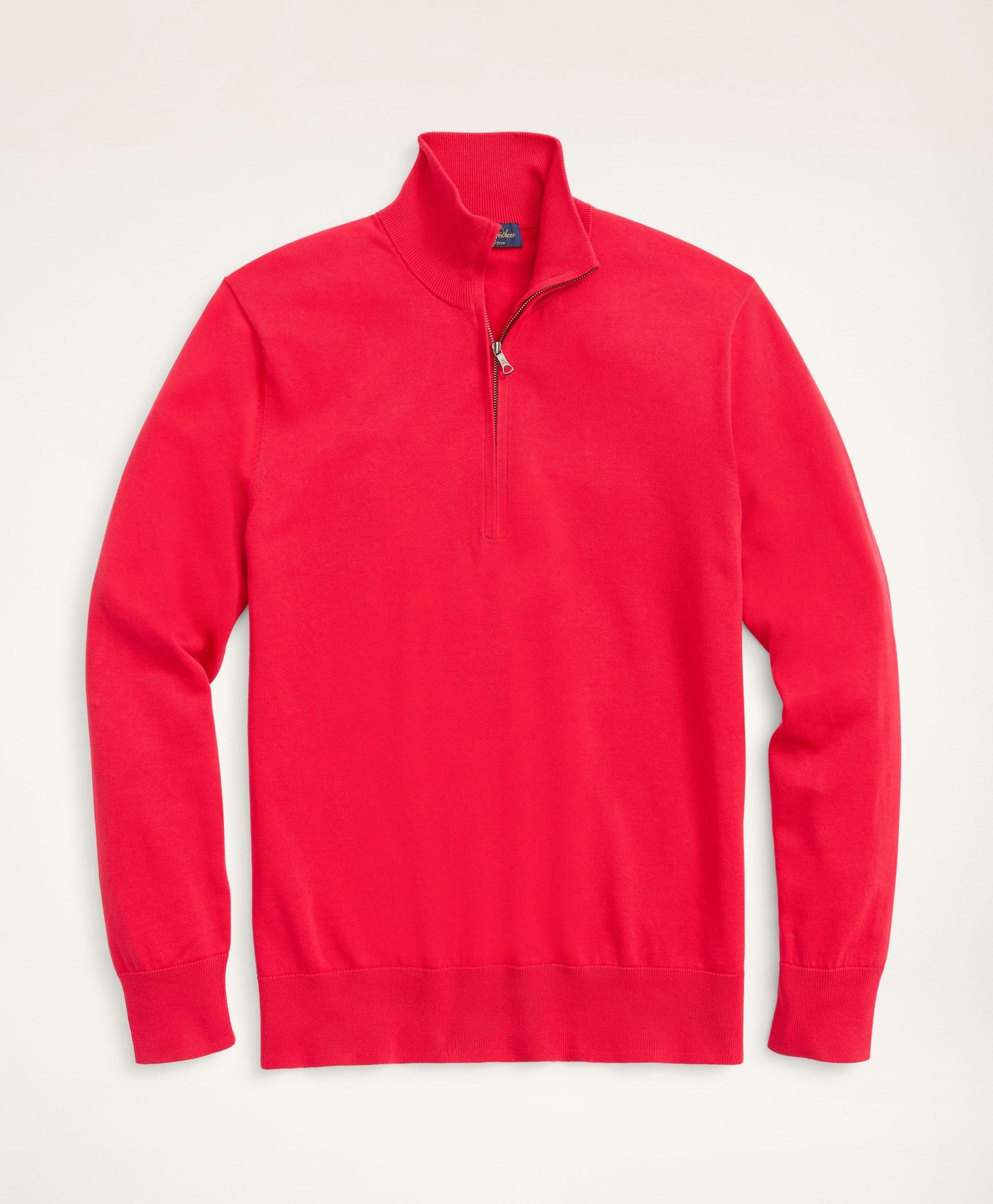 Supima Cotton Half-Zip Sweater sold by Brooks Brothers product image thumbnail 3