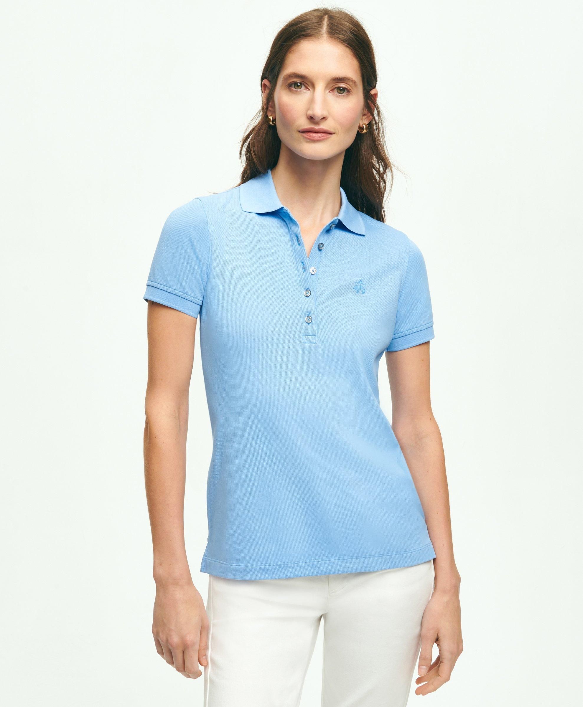 Supima Cotton Stretch Pique Polo Shirt sold by Brooks Brothers