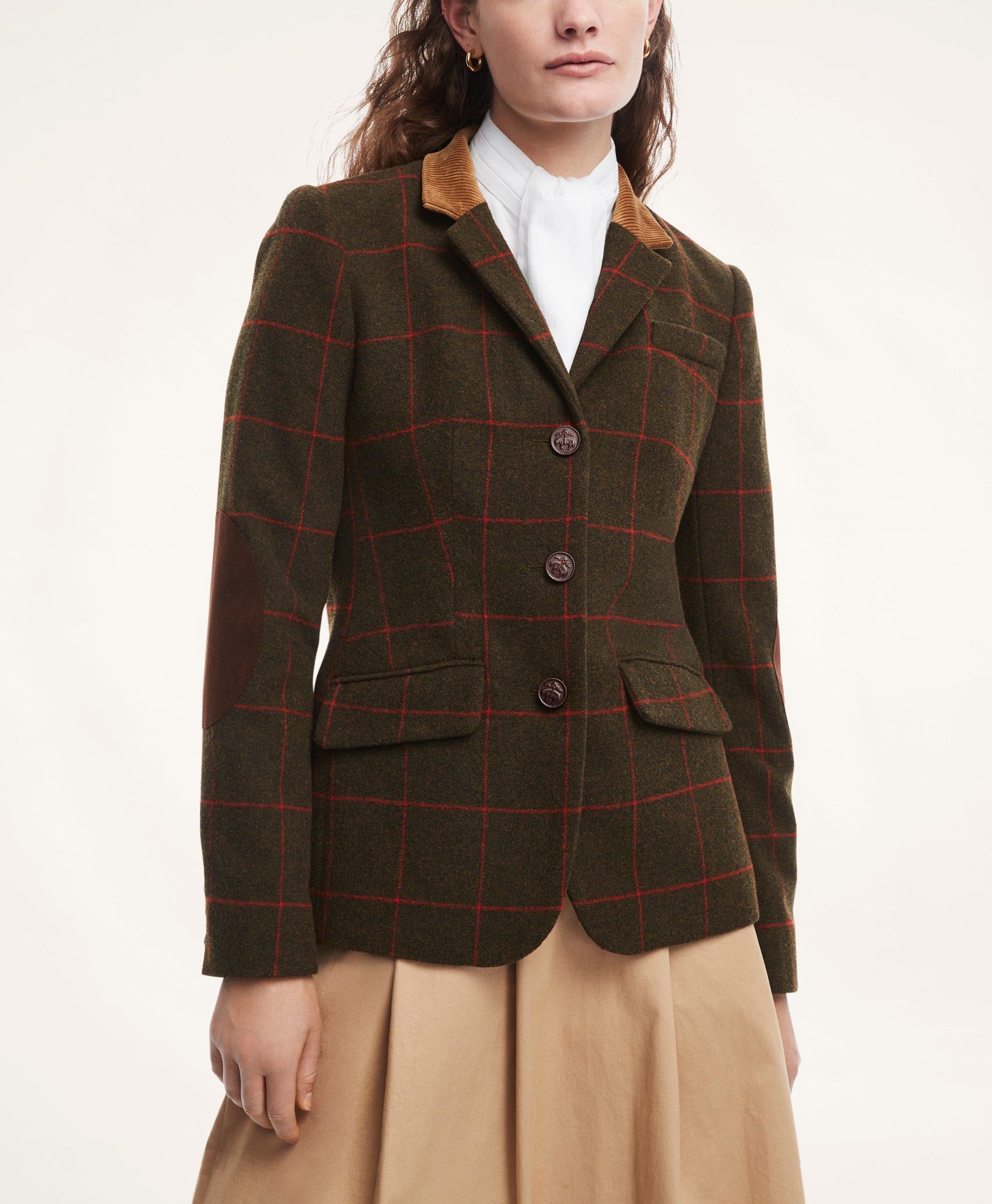 Wool Blend Riding Jacket sold by Brooks Brothers product image thumbnail 2
