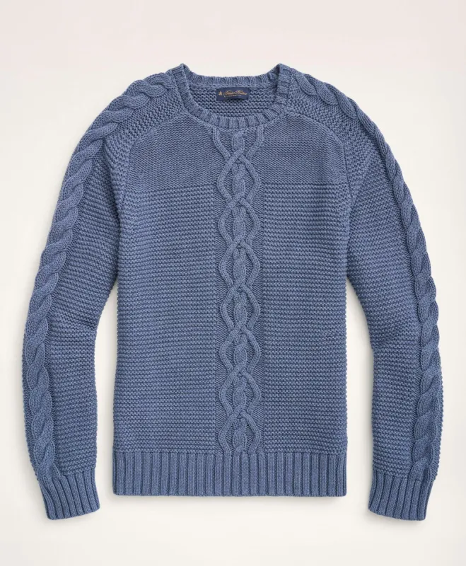 Cotton Cable Sweater sold by Brooks Brothers