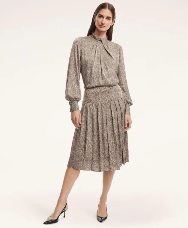 Silk Knotted Blouse sold by Brooks Brothers