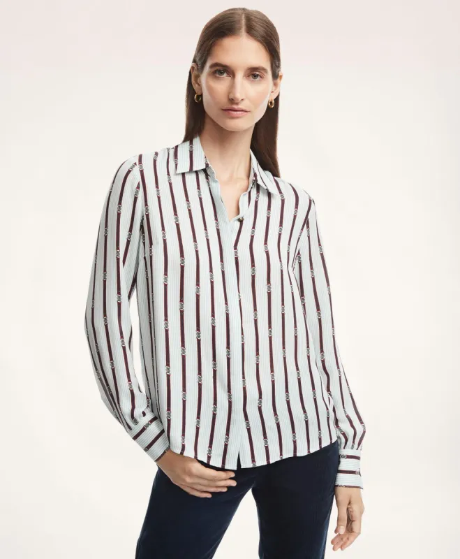 Silk Georgette Blouse sold by Brooks Brothers