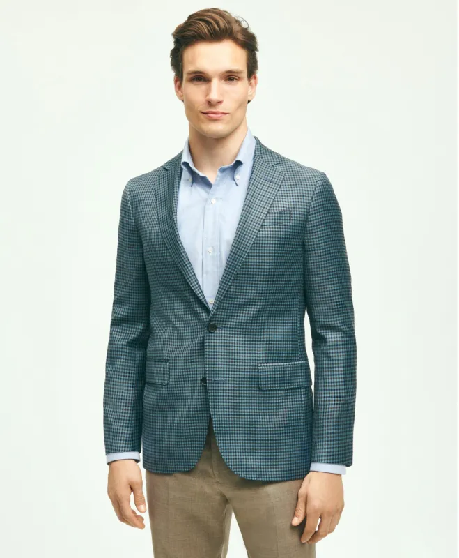 Classic Fit Wool Guncheck Sport Coat sold by Brooks Brothers